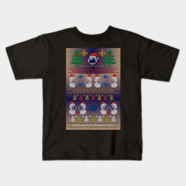 Christmas Sweater Board Game Astronaut - Board Games Design - Gaming Art Kids T-Shirt by MeepleDesign